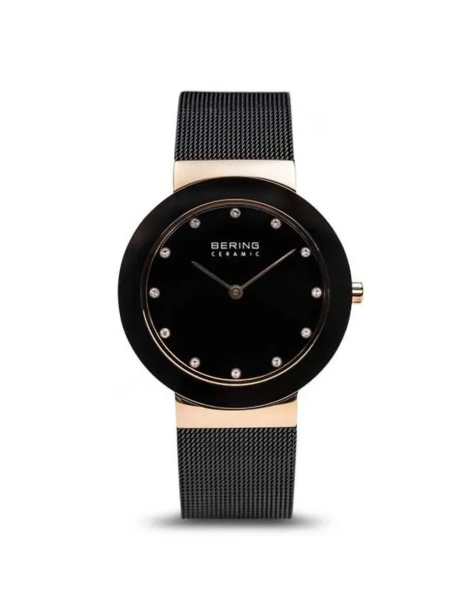 Bering 11435-166 ceramic polished rose gold