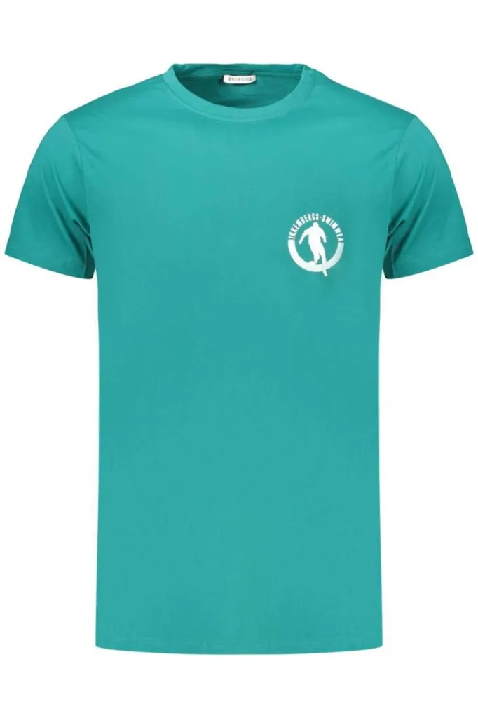 Bikkembergs muška majica bkk3mts02, zelena