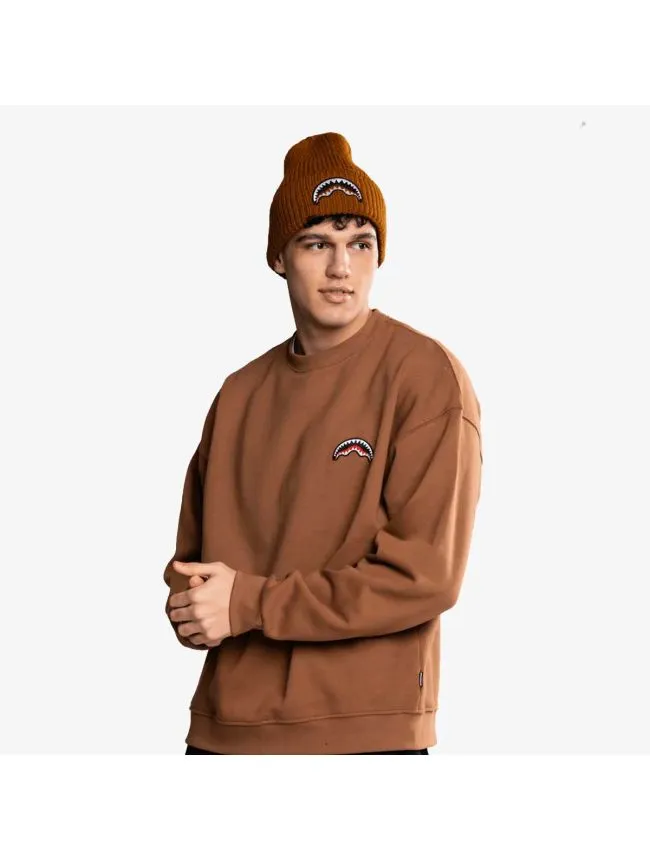 Block party crewneck brown