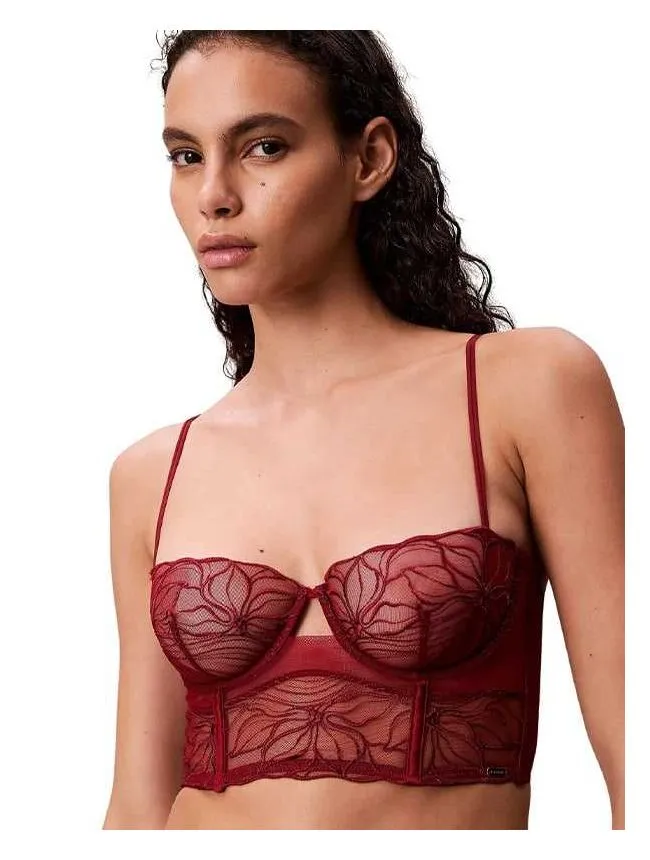 Calvin klein - balconette bordo grudnjak