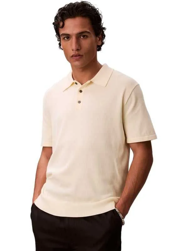 Calvin klein - bež muška polo majica