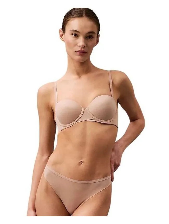 Calvin klein - bež push-up grudnjak