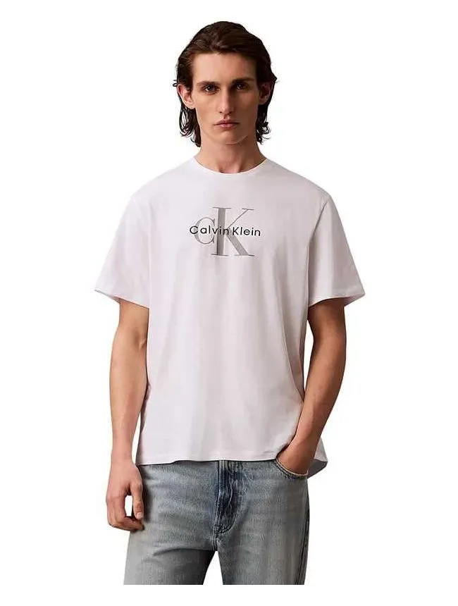 Calvin klein - bela pamučna muška majica