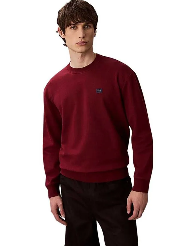 Calvin klein - bordo dukserica za muškarce