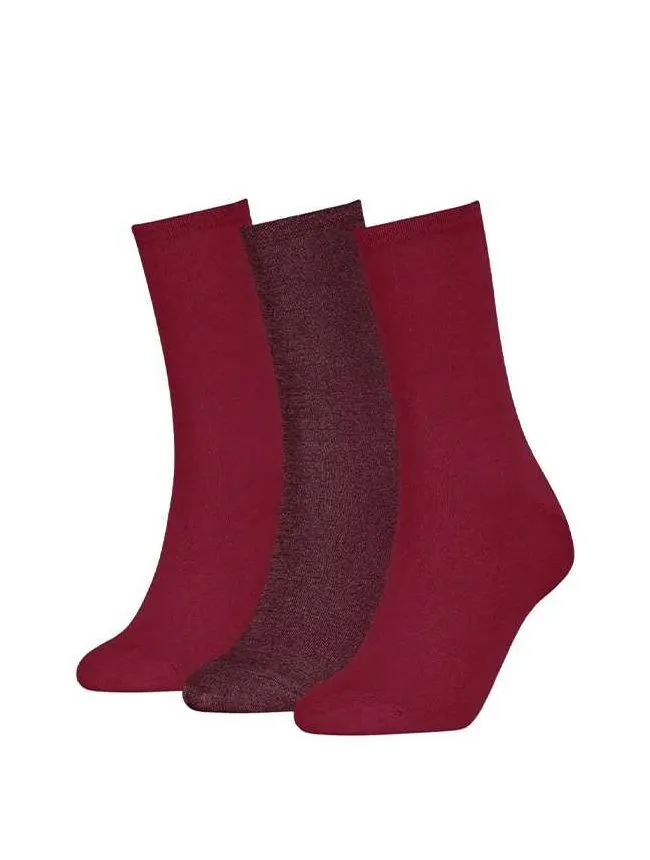 Calvin klein - bordo ženske čarape