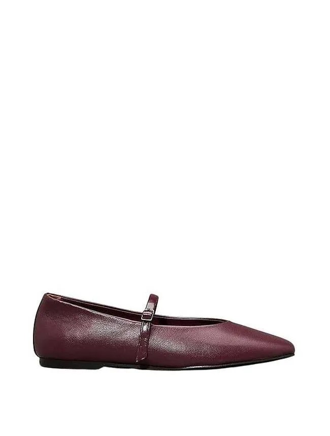 Calvin klein - bordo ženske baletanke