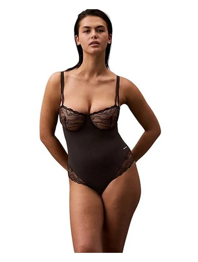 Calvin klein - braon ženski bodi