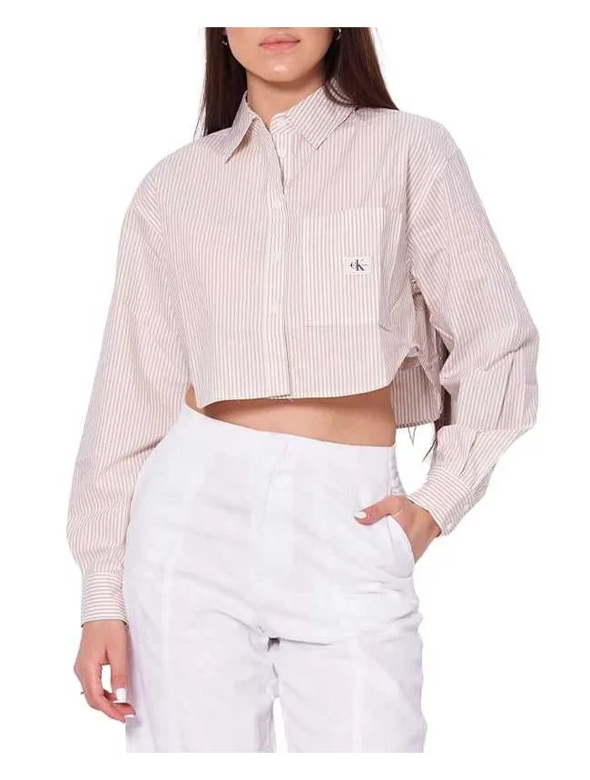 Calvin klein - cropped ženska košulja