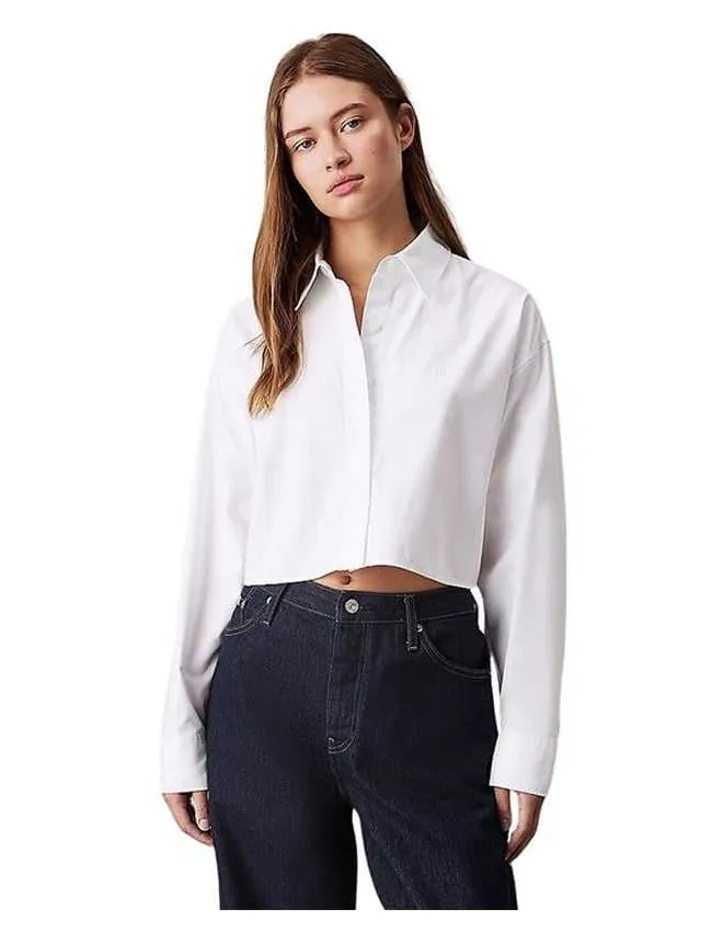 Calvin klein - cropped fit ženska košulja