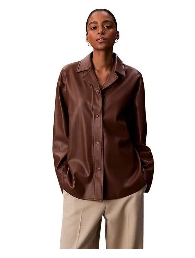 Calvin klein - Ženska natkošulja od eko kože