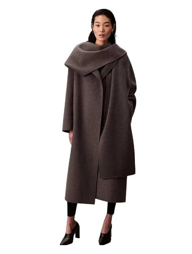 Calvin klein - Ženski kaput sa šalom