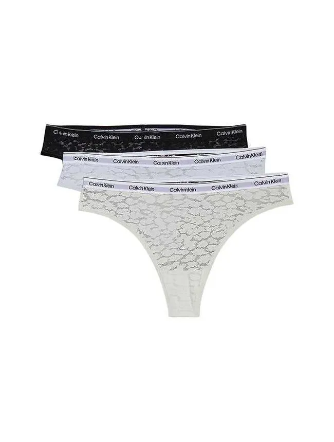 Calvin klein - Čipkane brazil gaćice u setu
