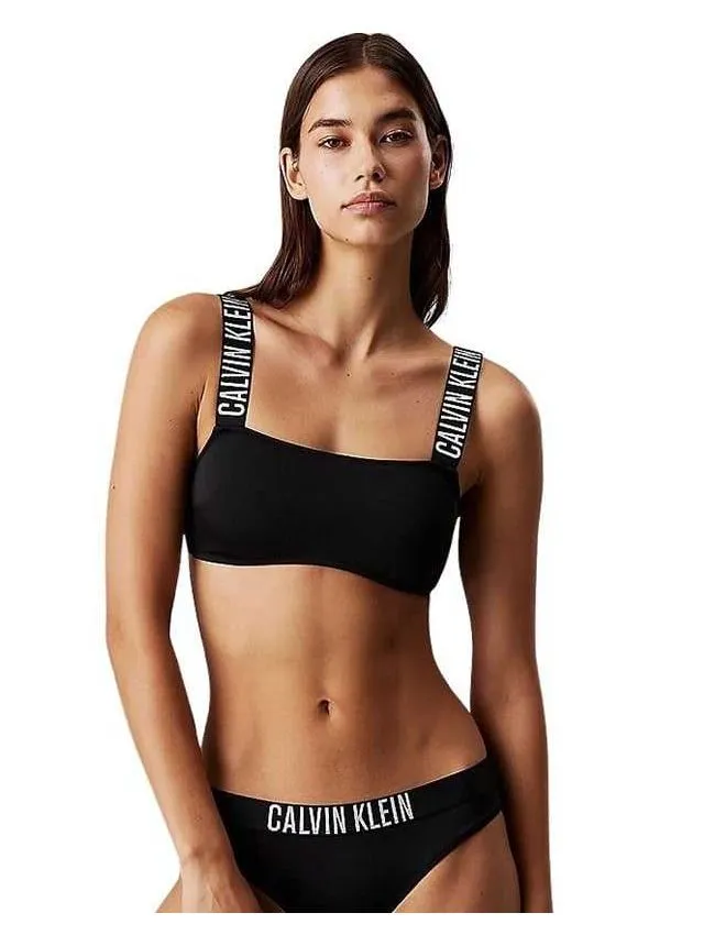 Calvin klein - logo bikini top
