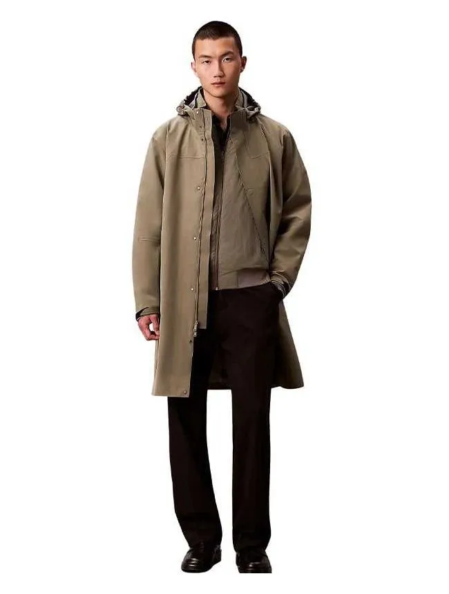 Calvin klein - maslinasta muška jakna