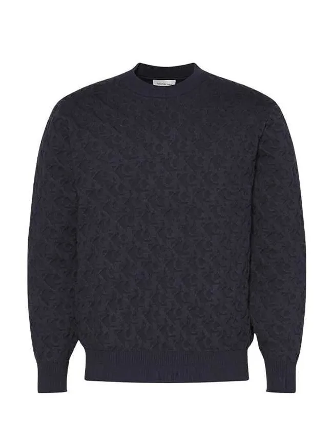 Calvin klein - monogram muški džemper