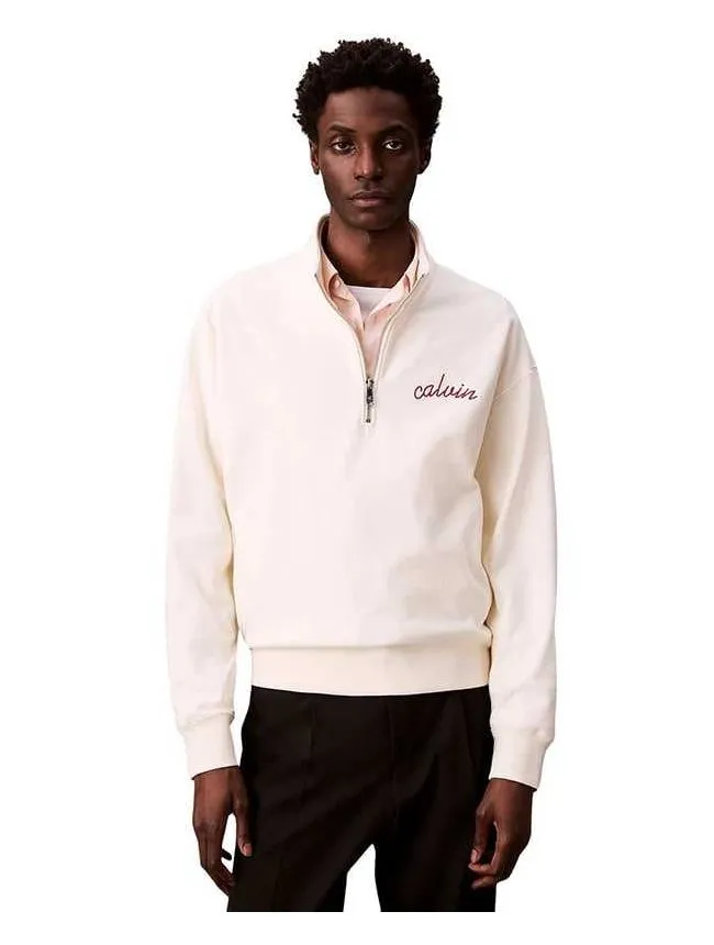 Calvin klein - muški duks sa kratkim zipom