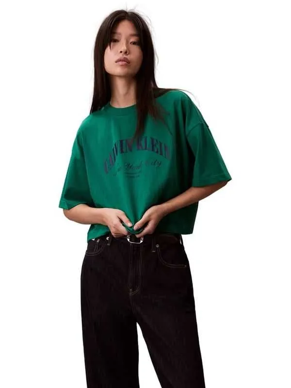 Calvin klein - oversized ženska crop majica