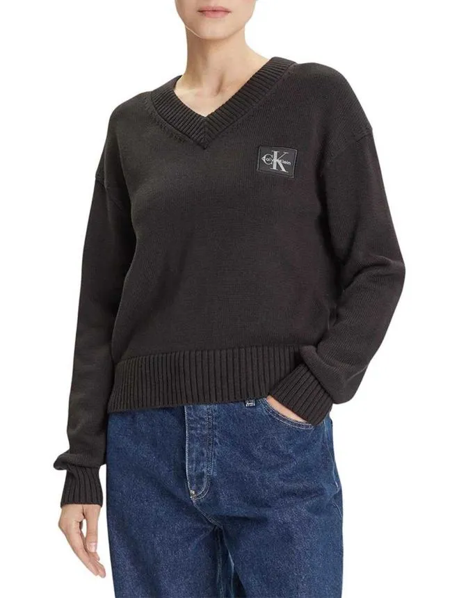 Calvin klein - pamučni džemper za žene