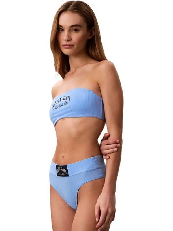 Calvin klein - plavi ženski bandeau grudnjak