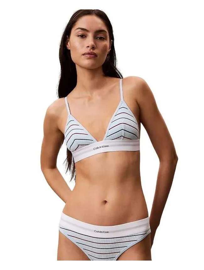 Calvin klein - plavi trouglasti grudnjak