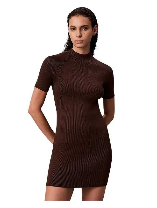 Calvin klein - pletena mini haljina