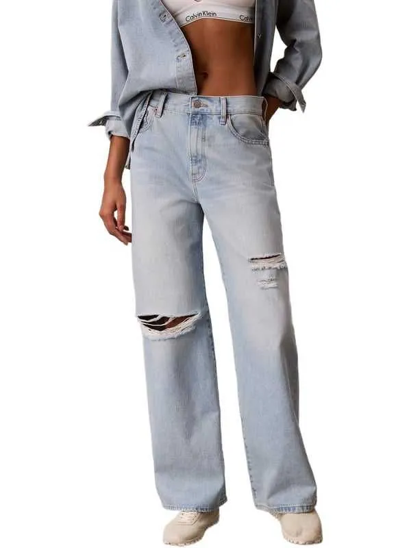 Calvin klein - pocepane ženske farmerke