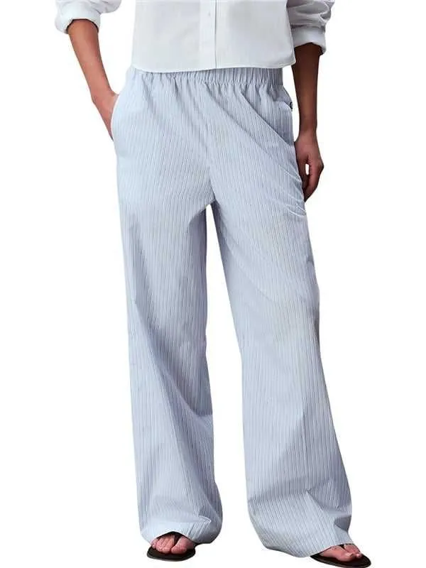 Calvin klein - prugaste ženske pantalone