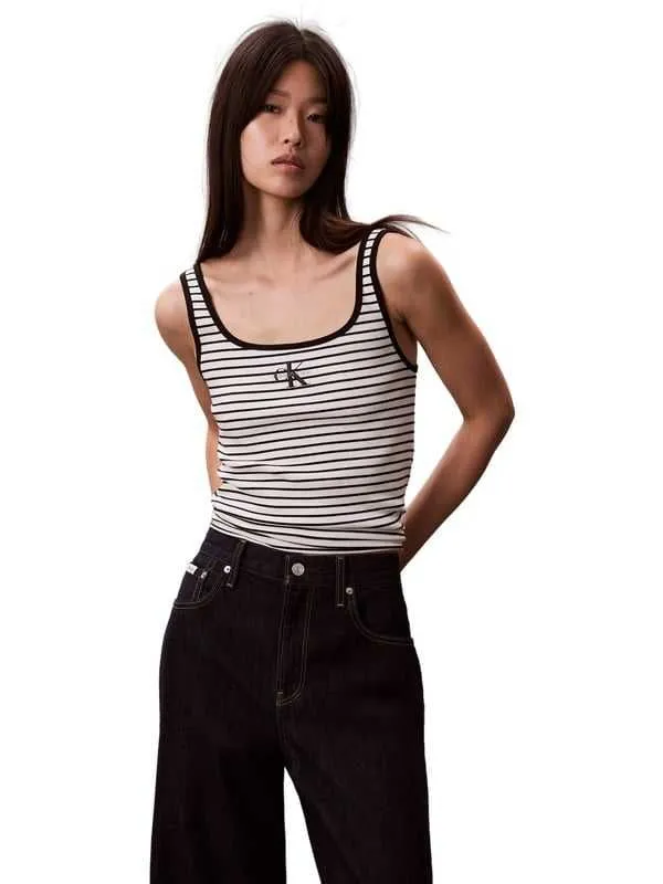 Calvin klein - prugasti ženski top