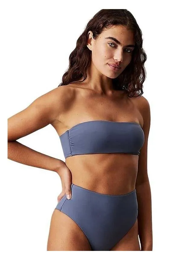 Calvin klein - sivo-plavi bikini top