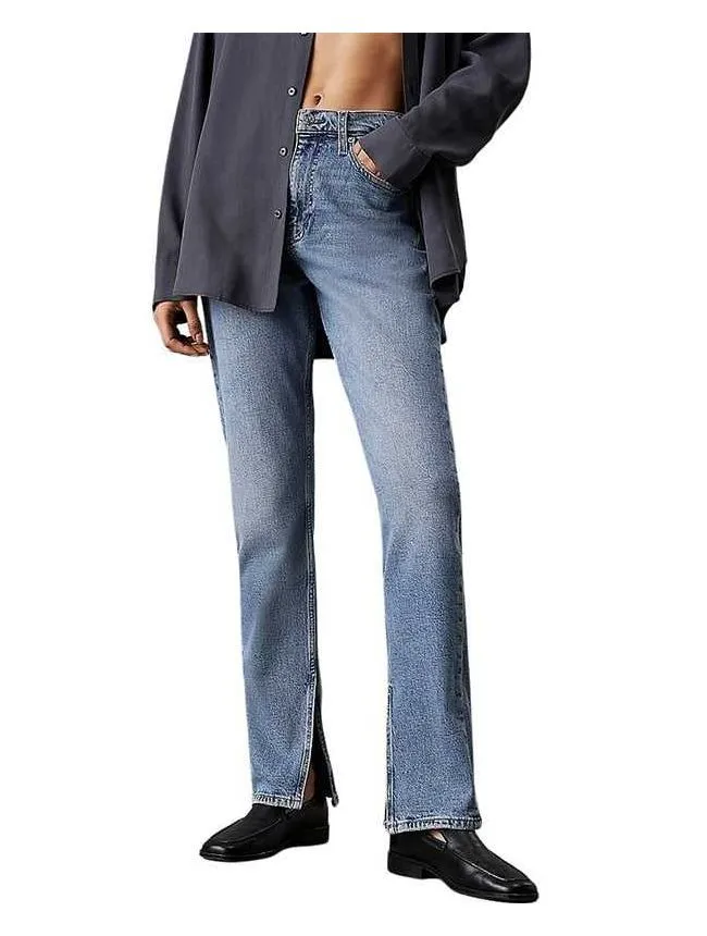 Calvin klein - slim-straight fit ženske farmerke