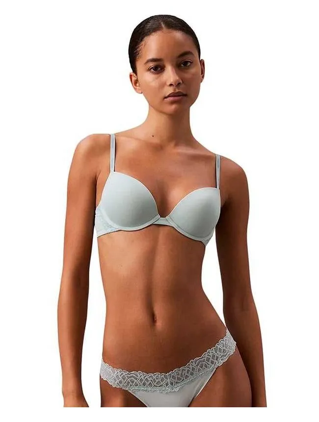 Calvin klein - tirkizni push-up grudnjak
