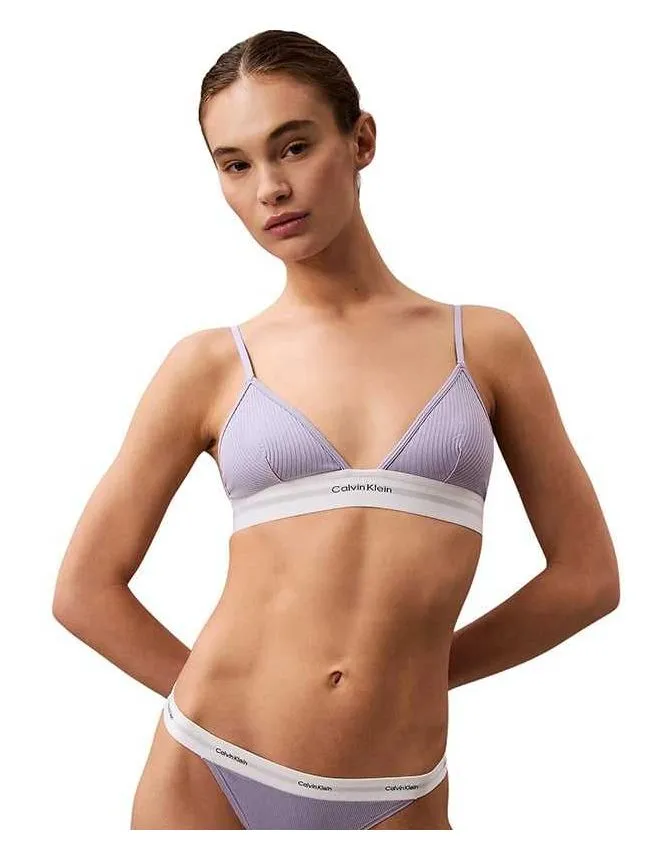 Calvin klein - trouglasti lila grudnjak