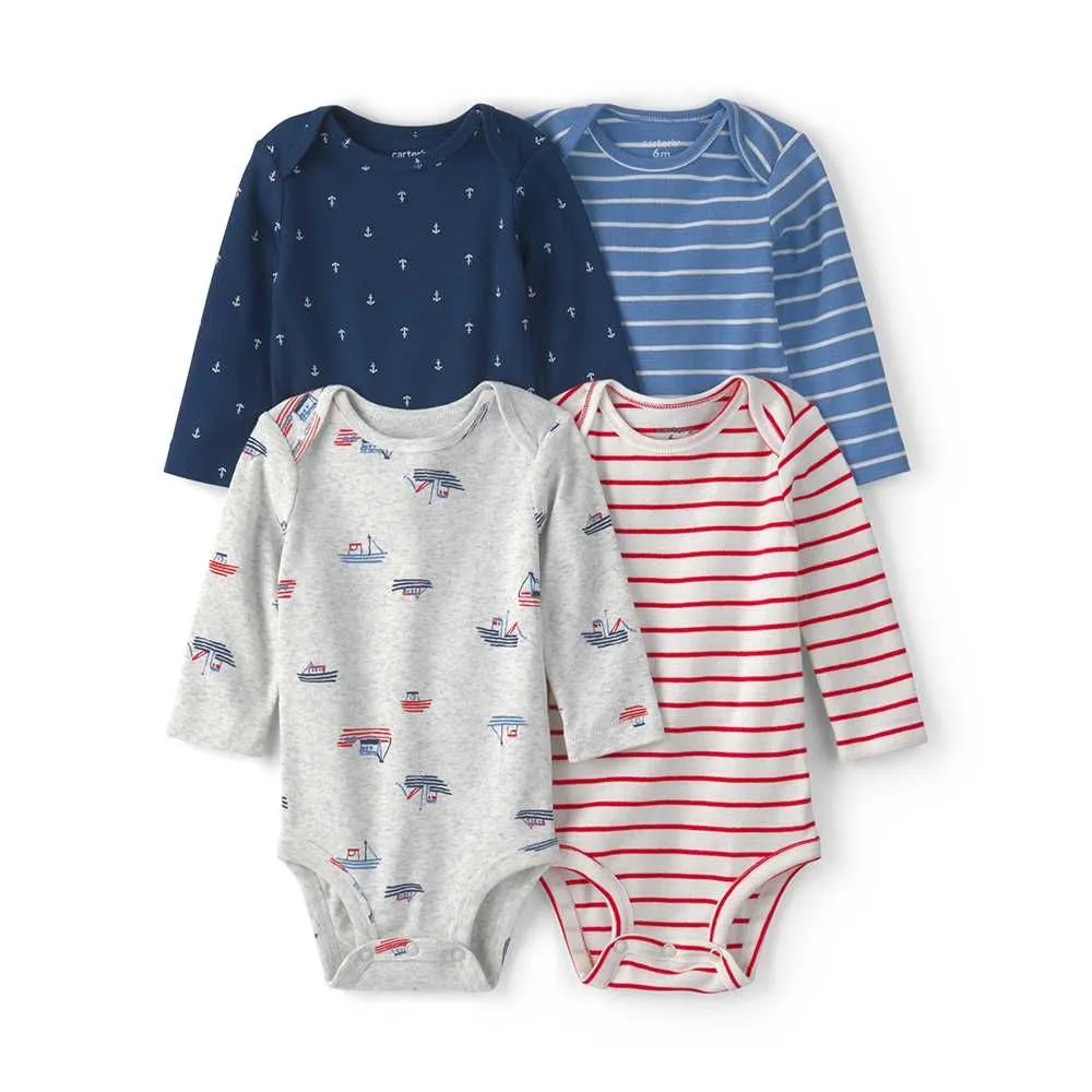 Carter's bodi za bebe dečake - set od 4 kom.