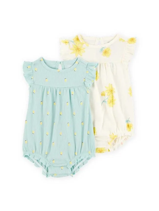 Carter's bodi za bebe devojčice - set od 2 kom.