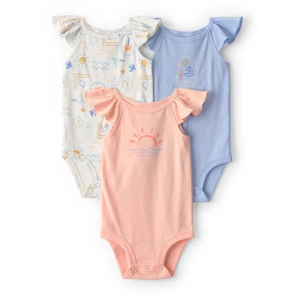Carter's bodi za bebe devojčice - set od 3 kom.