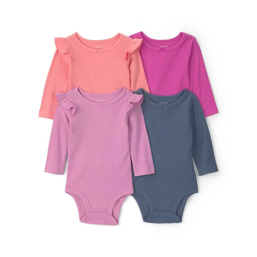 Carter's bodi za bebe devojčice - set od 4 kom.