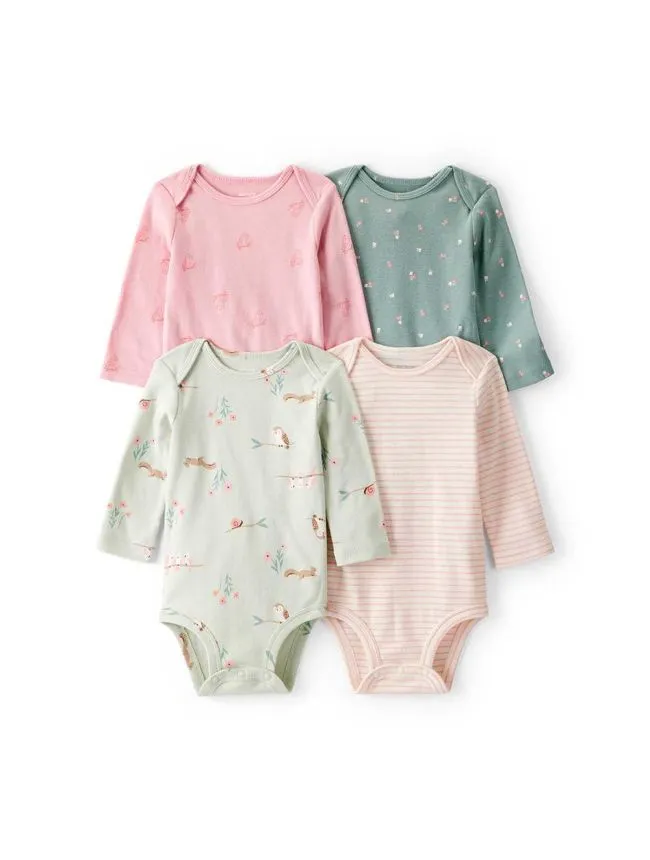 Carter's bodi za bebe devojčice - set od 4 kom.