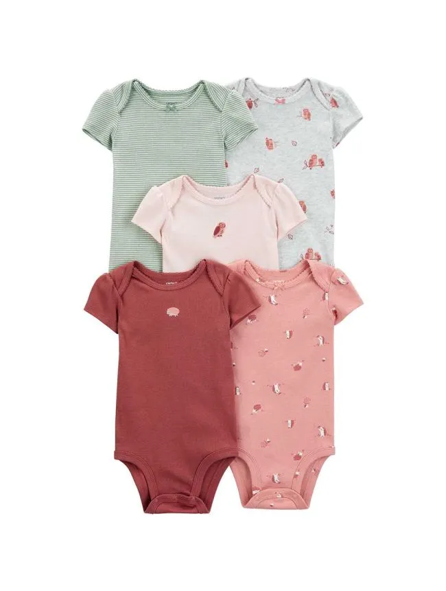 Carter's bodi za bebe devojčice - set od 5 kom.