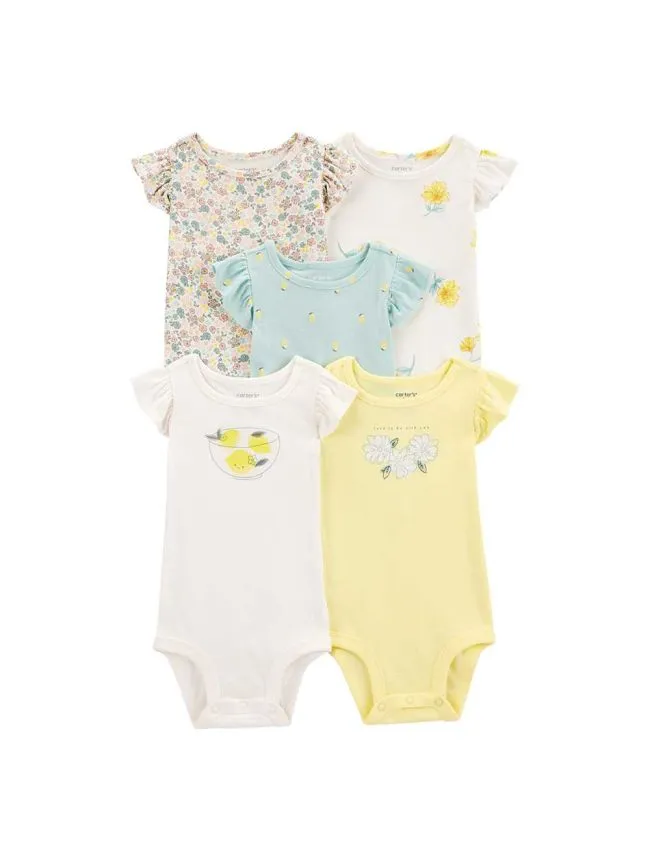 Carter's bodi za bebe devojčice - set od 5 kom.