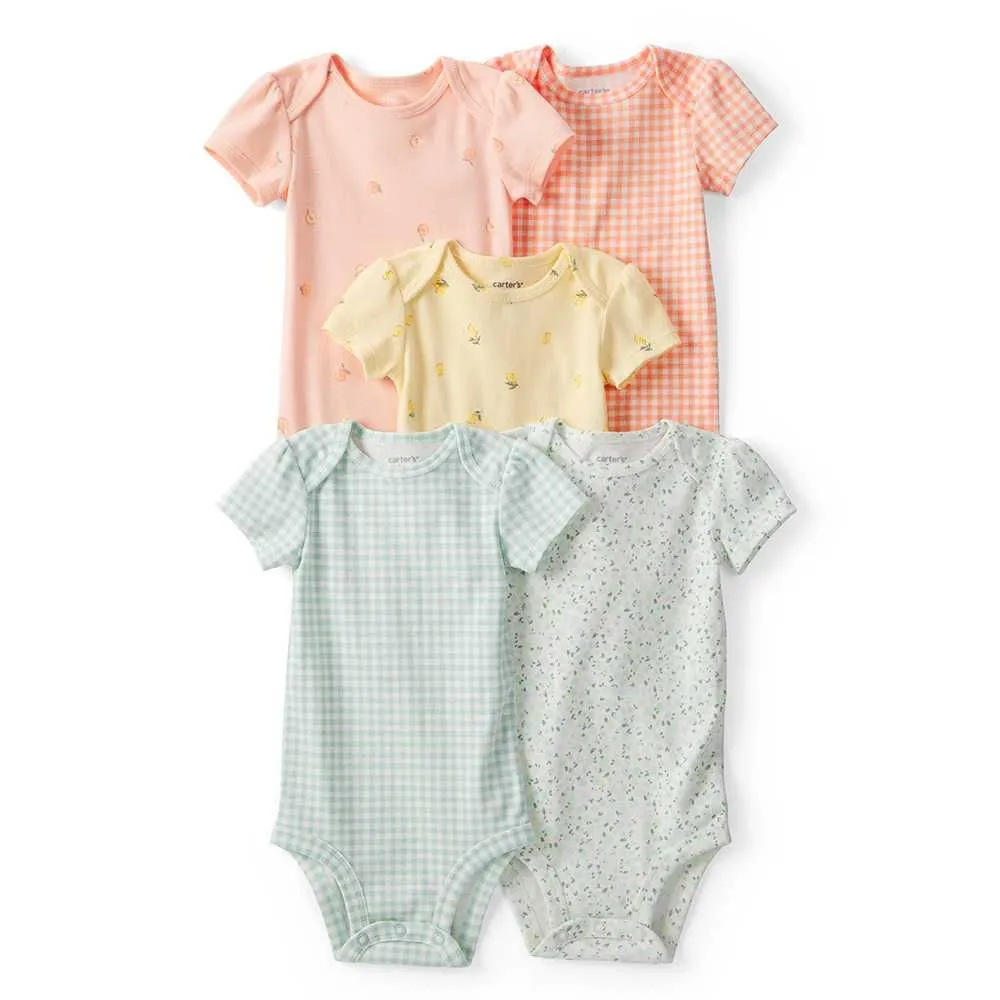 Carter's bodi za bebe devojčice - set od 5 kom.