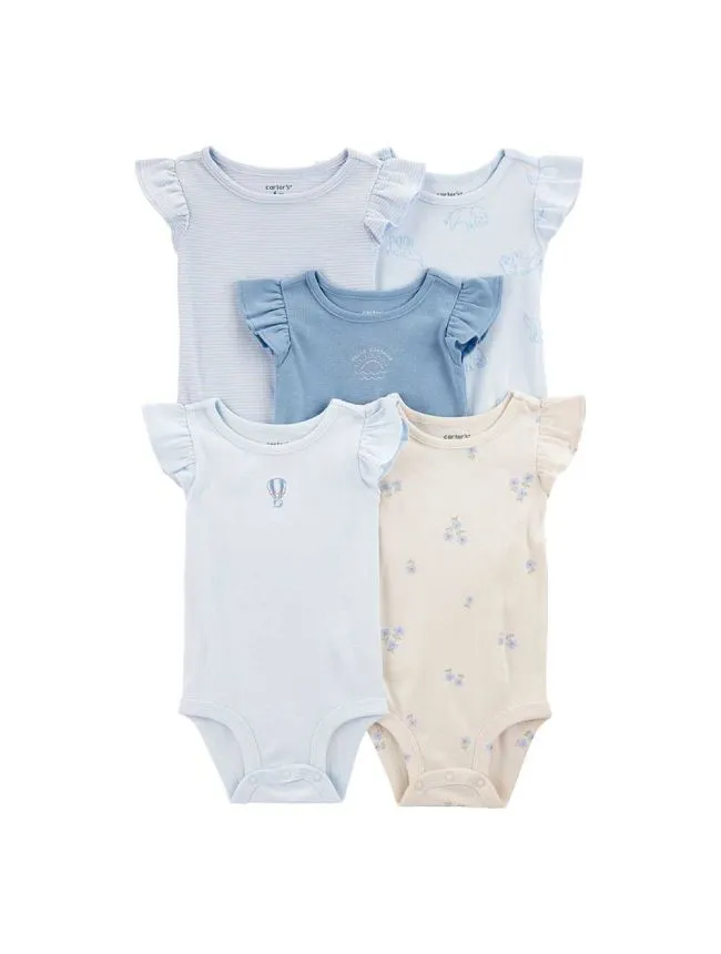 Carter's bodi za bebe devojčice - set od 5 kom.