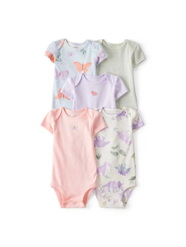 Carter's bodi za bebe devojčice - set od 5 kom.