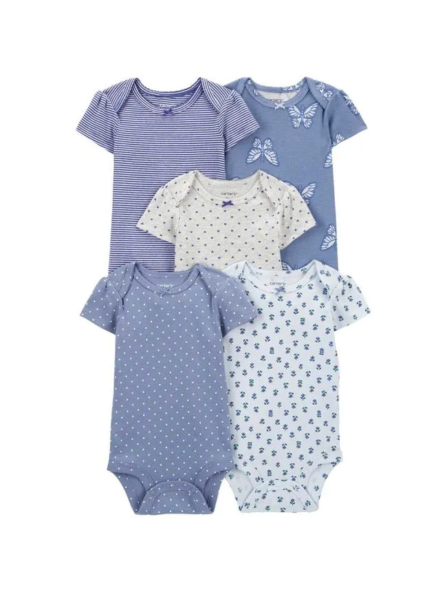Carter's bodi za bebe devojčice - set od 5 kom.