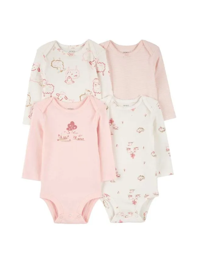 Carter's bodi za devojčice - set od 4 kom.