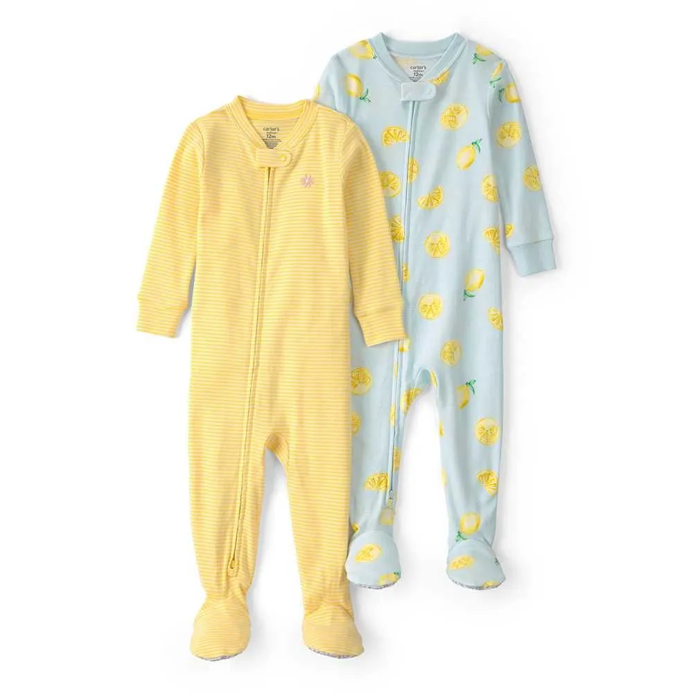 Carter's jednodelna pidžama za bebe devojčice 2 kom.
