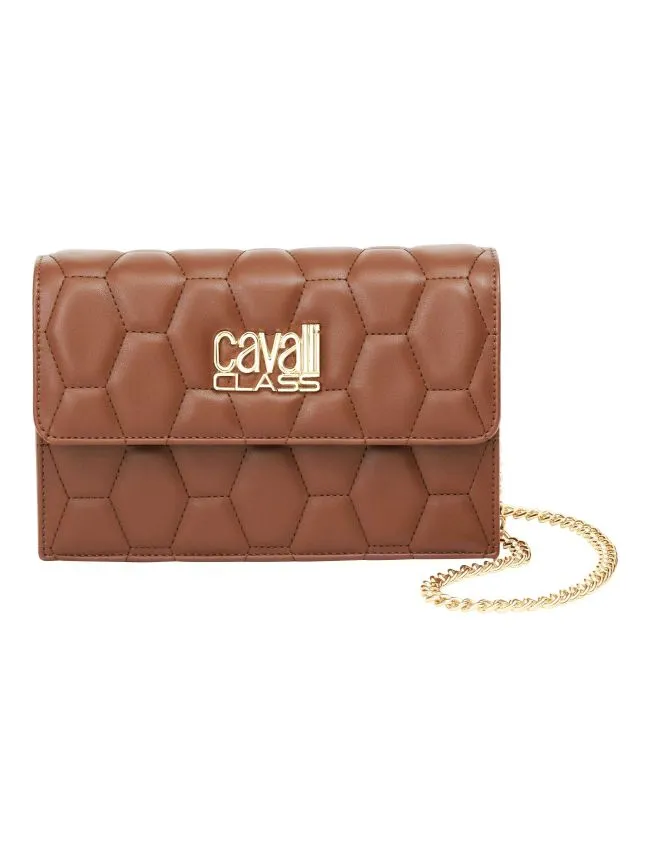 Cavalli class crossbody zenska torba bella, caramel