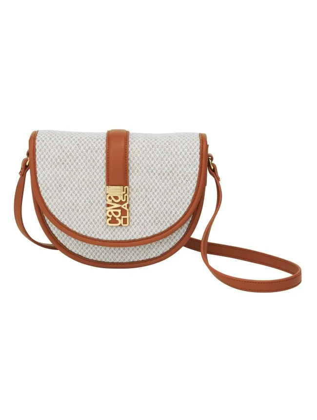 Cavalli class crossbody zenska torba marina, natural&caramel