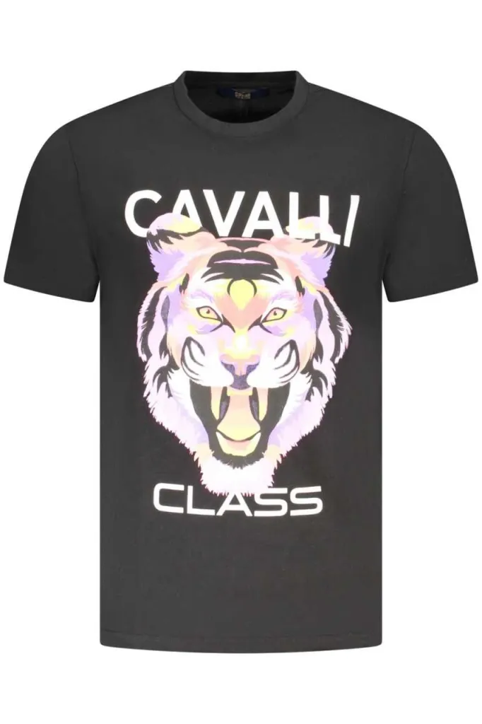 Cavalli class muška majica txt60fjd060, crna