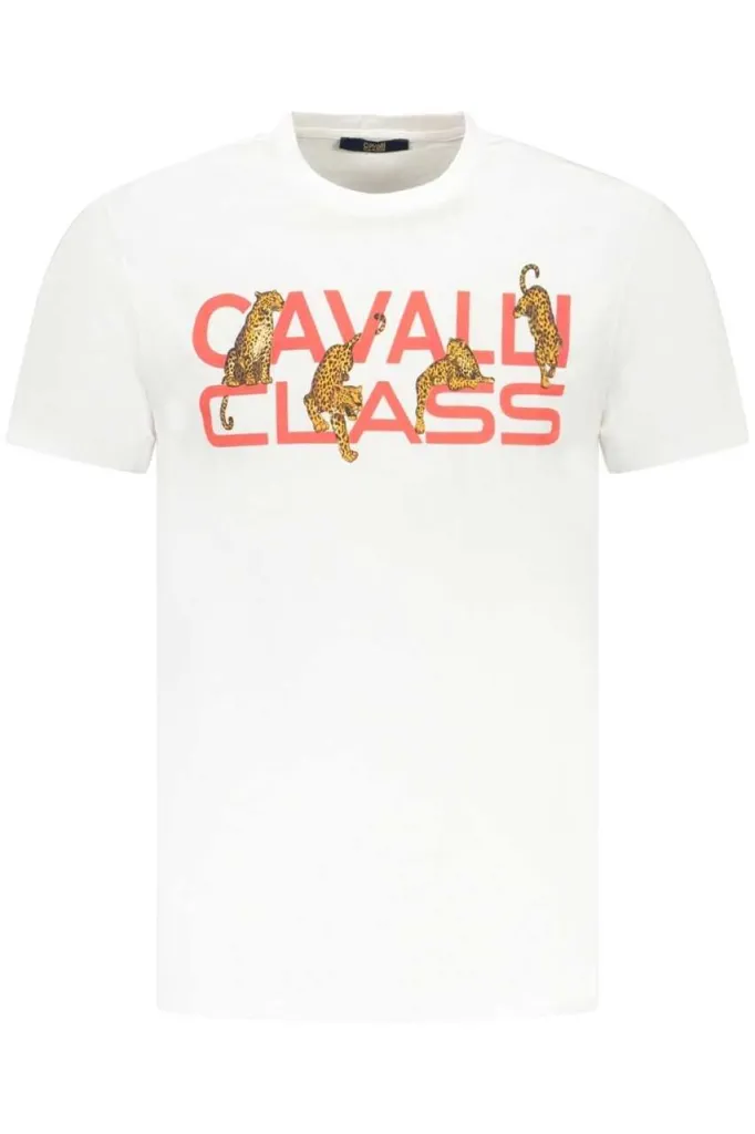 Cavalli class muška majica txt60mjd060, bela