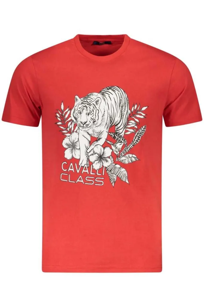 Cavalli class muška majica txt60rjd060, crvena